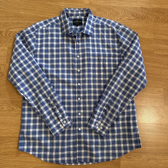 Rodd & Gunn Other - Rodd & Gunn Shirt Men's 2XL Sports Fit Blue/White Check Plaid Preppy